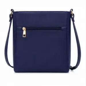 Women's Printed PU Leather Sling Bag | Stylish Crossbody Shoulder Bag for Daily Use ( blue, OS )