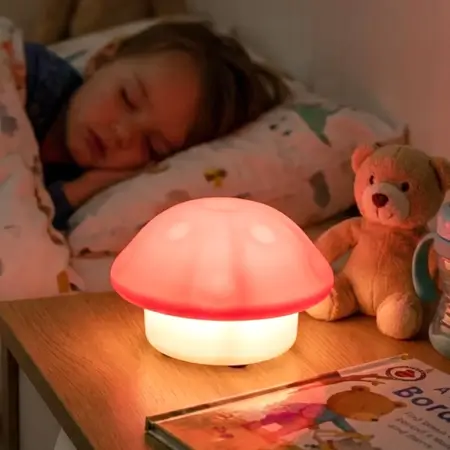 4ChfRGfuNCpy8Sypx4AFzIP1cwxRYmPIDdCdivgD.webp Mushroom Shaped LED Night Light – Soft Glow Decorative Lamp for Bedroom, Kids Room & Bedside ( red, OS )