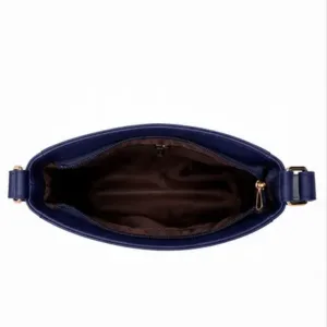 Women's Printed PU Leather Sling Bag | Stylish Crossbody Shoulder Bag for Daily Use ( blue, OS )