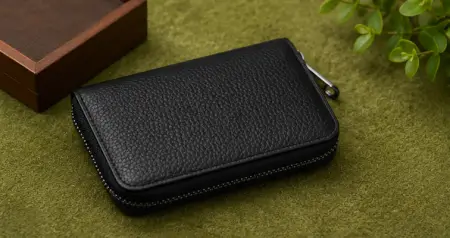 ChHcK7FxcmiSd4wcOj10zoehndYPWOG3QJsJV9bq.webp Premium PU Leather Credit Card Holder – 9 Slot Zipper Card Wallet for ATM, Debit, Credit & ID Cards ( black, OS )