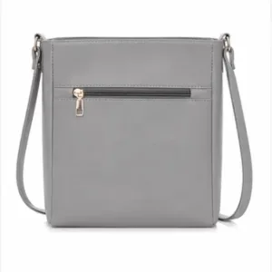 Women's Printed PU Leather Sling Bag | Stylish Crossbody Shoulder Bag for Daily Use ( silver, OS )