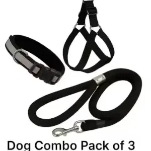 SaleThief 3-in-1 Dog Combo – Reflective Collar, Harness & Leash ( default, Standard )