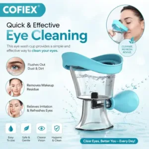 Eye Wash Cup – Reusable Personal Eye Rinse Cup with Soft Grip Handle for Home & Personal Care ( default, OS )
