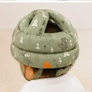 Baby Safety Helmet Head Protector Cap – Adjustable Soft Protective Helmet for Crawling, Walking & Toddler Safety ( green, OS )