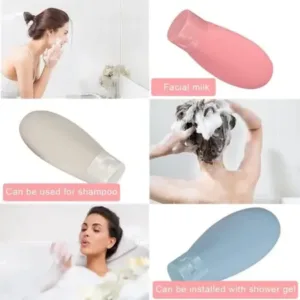 3 Pcs Travel Bottle Set 60 ML – Portable Refillable Travel Containers for Shampoo, Lotion & Toiletries ( default, OS )