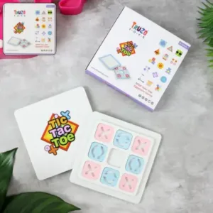 Tic Tac Toe Board Game – Classic Portable Strategy Game for Kids & Family ( default, OS )