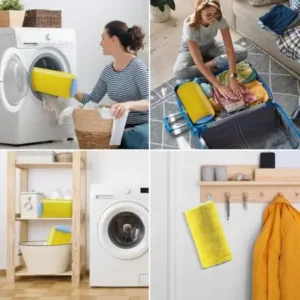 Shoe Washing Bag – Protective Mesh Laundry Bag for Shoes, Sneakers & Sports Footwear ( yellow, OS )
