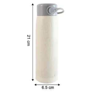 Creative Wheat Glass Water Bottle with Mobile Holder Leakproof Design (380 ML) ( default, Standard )