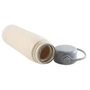 Creative Wheat Glass Water Bottle with Mobile Holder Leakproof Design (380 ML) ( default, Standard )