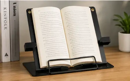 mhS50ClCHvWkb123dQnT7LyPkjKnvfaXL0bxhGzy.webp Metal Book Stand Holder – Adjustable 6-Position Foldable Cookbook & Reading Stand with Page Clip ( black, OS )