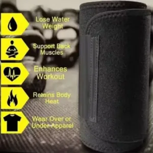 Sweat Slim Belt Tummy Trimmer ( default, OS )