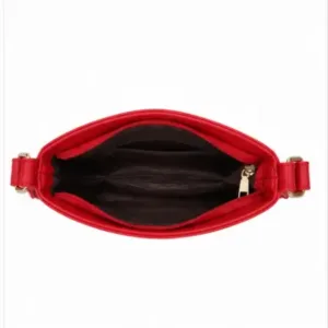 Women's Printed PU Leather Sling Bag | Stylish Crossbody Shoulder Bag for Daily Use ( red, OS )