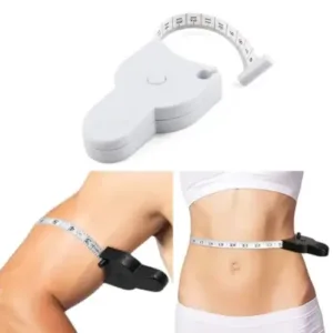 Body Measuring Tape – Retractable 150 cm Measuring Tape for Waist, Body & Fitness Measurements ( white, OS )